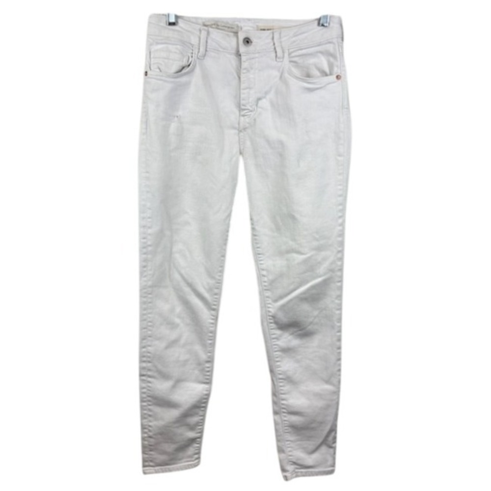 Pilcro And The Letterpress Skinny Jeans Women's Size 29 White High Rise